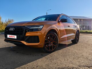 2019 Audi Q8 45 TDI I (4M), оранжевый, 6250000 рублей, вид 2