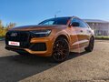 2019 Audi Q8 45 TDI I (4M), оранжевый, 6250000 рублей - вид 4