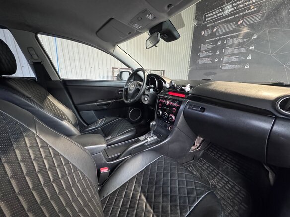 2008 Mazda 3 I (BK) Рестайлинг, белый, 350000 рублей - вид 7