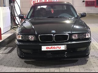 1999 BMW 7 серии 740i III (E38) Рестайлинг, чёрный, 1000000 рублей, вид 2
