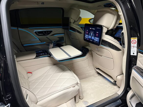 2026 Mercedes-Benz Maybach S-Класс 580 II (Z223) Рестайлинг, чёрный, 37230000 рублей - вид 8