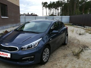 2016 Kia Ceed II Рестайлинг, синий, 1300000 рублей, вид 2