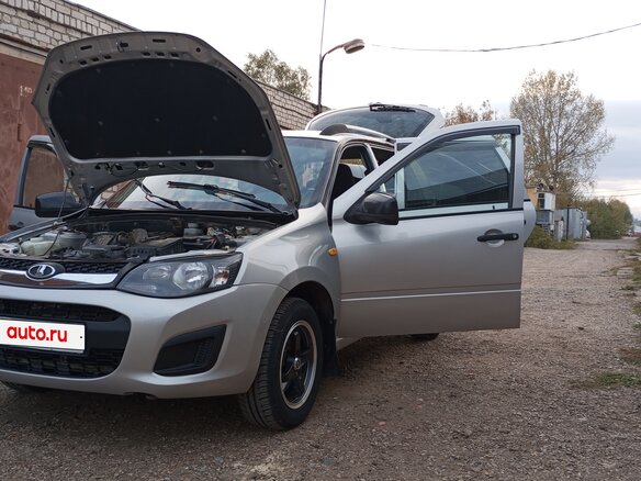 2015 Lada (ВАЗ) Kalina II, серебристый - вид 9