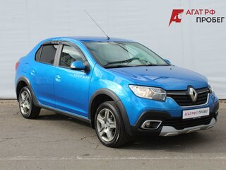2019 Renault Logan II Рестайлинг, синий, 930000 рублей, вид 3