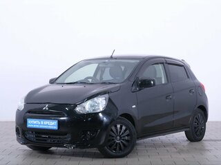 2012 Mitsubishi Mirage VI, чёрный, 789000 рублей, вид 3