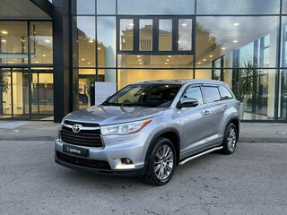 2015 Toyota Highlander III (XU50), серебристый, 2640000 рублей, вид 1