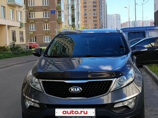 2015 Kia Sportage III Рестайлинг, синий, 1380000 рублей, вид 3