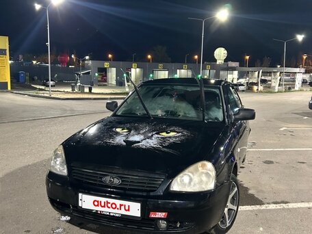 2008 Lada (ВАЗ) Priora I, чёрный, 150000 рублей, вид 1