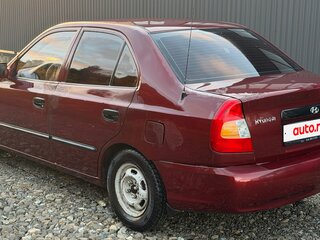 2008 Hyundai Accent ТагАЗ II, красный, 99000 рублей, вид 4