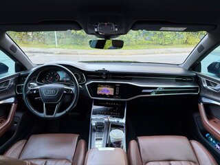 2018 Audi A7 55 TFSI II (4K), синий, 4500000 рублей, вид 4