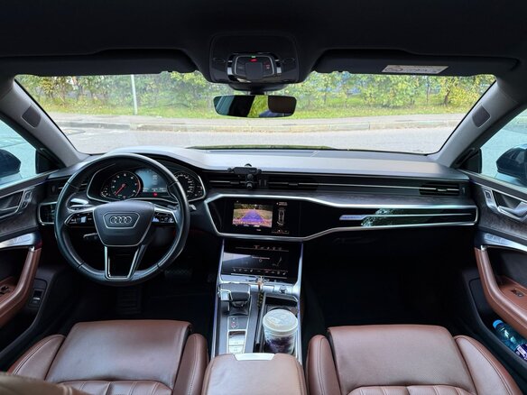 2018 Audi A7 55 TFSI II (4K), синий, 4500000 рублей - вид 3