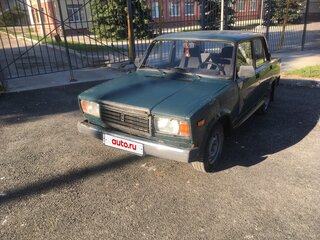 2009 Lada (ВАЗ) 2107, зелёный, 75000 рублей, вид 1