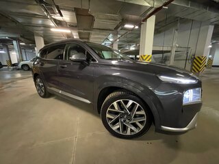 2021 Hyundai Santa Fe IV Рестайлинг, синий, 3599999 рублей, вид 3