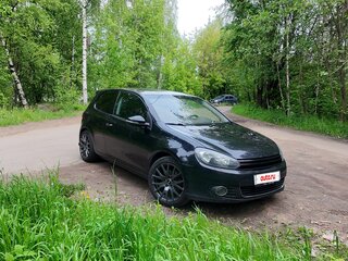 2010 Volkswagen Golf VI, чёрный, 465000 рублей, вид 4