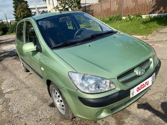 2007 Hyundai Getz I Рестайлинг, зелёный, 350000 рублей - вид 3