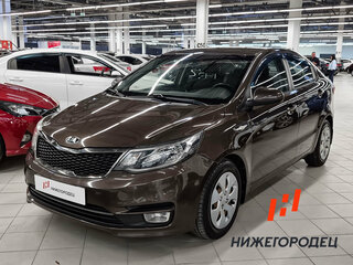 2016 Kia Rio III Рестайлинг, коричневый, 1239000 рублей, вид 1