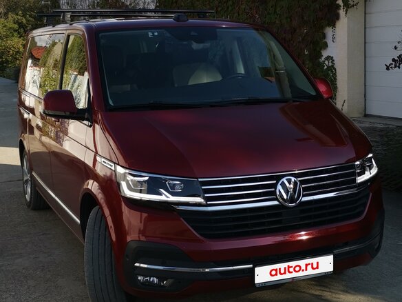 2019 Volkswagen Multivan T6 Рестайлинг, красный, 5250000 рублей - вид 4