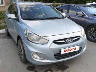 2011 Hyundai Solaris I, голубой, 640000 рублей, вид 4