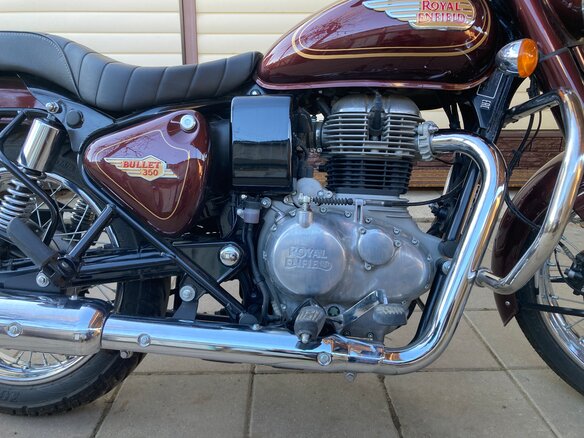 2024 Royal Enfield Bullet 350, пурпурный, 450000 рублей - вид 14