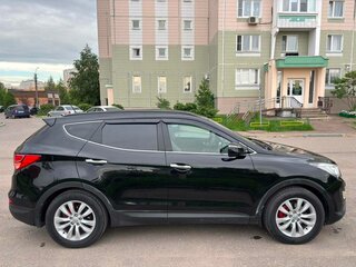 2013 Hyundai Santa Fe III, чёрный, 1650000 рублей, вид 4