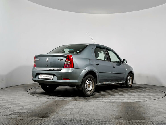 2011 Renault Logan I Рестайлинг, синий, 289000 рублей - вид 4