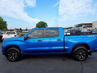 2022 Chevrolet Silverado Double Cab IV (T1XX), голубой, 7260628 рублей, вид 4