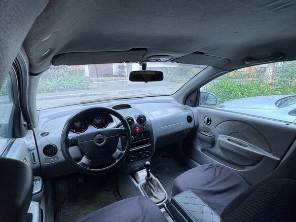 2004 Chevrolet Aveo I, синий, 170000 рублей - вид 6