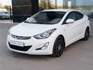 2014 Hyundai Elantra V (MD) Рестайлинг, белый, 1229000 рублей, вид 1