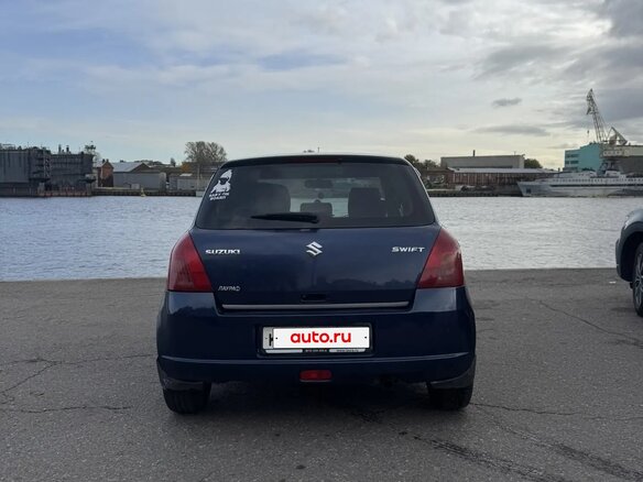 2007 Suzuki Swift AMT III, синий, 460000 рублей - вид 3