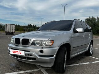 2001 BMW X5 3.0i I (E53), серебристый, 650000 рублей, вид 1