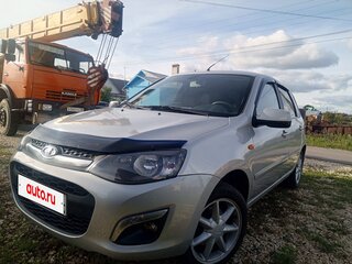 2014 Lada (ВАЗ) Kalina II, серебристый, 590000 рублей, вид 4