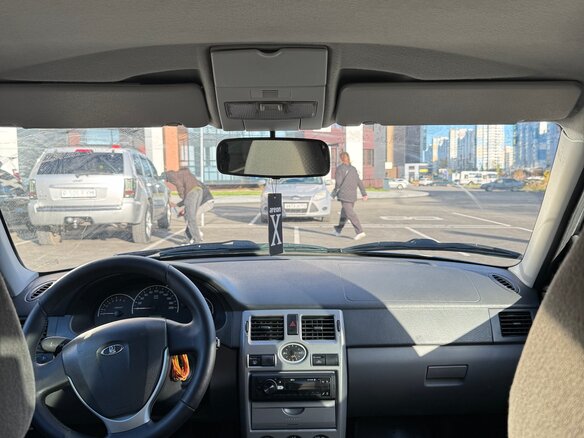 2013 Lada (ВАЗ) Priora I Рестайлинг, серебристый, 350000 рублей - вид 6