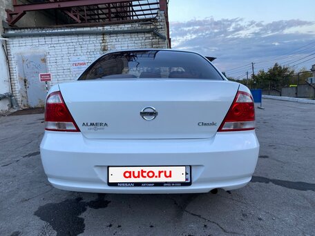 2012 Nissan Almera Classic I, белый, 630000 рублей, вид 4