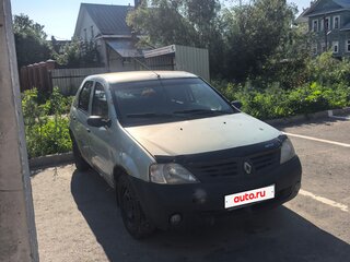 2006 Renault Logan I, зелёный, 100000 рублей, вид 1