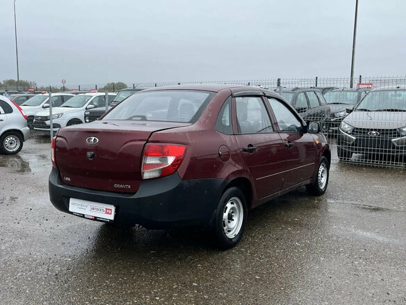 2013 Lada (ВАЗ) Granta I, красный, 275400 рублей - вид 14