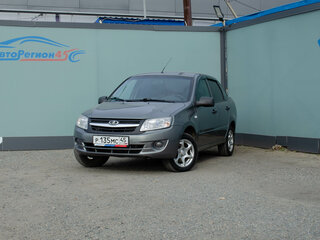 2013 Lada (ВАЗ) Granta I, серый, 276000 рублей, вид 1