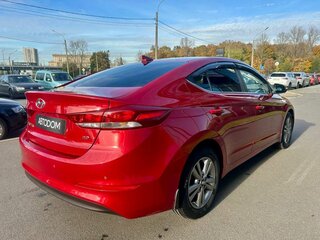 2018 Hyundai Elantra VI (AD), красный, 1450000 рублей, вид 4