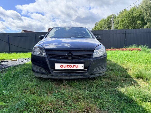 2007 Opel Astra H, чёрный, 285000 рублей - вид 1