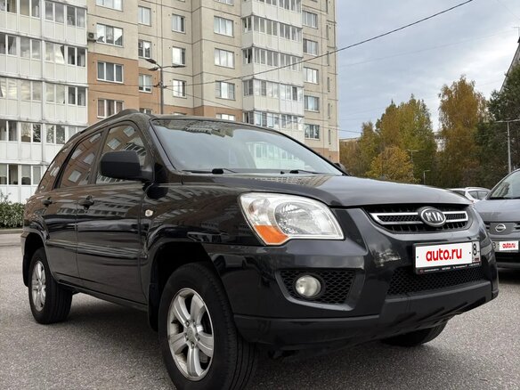 2010 Kia Sportage II Рестайлинг, чёрный, 860000 рублей - вид 2