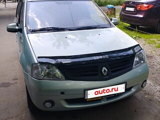 2007 Renault Logan I, зелёный, 290000 рублей, вид 1