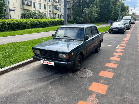 2008 Lada (ВАЗ) 2107, зелёный, 125000 рублей