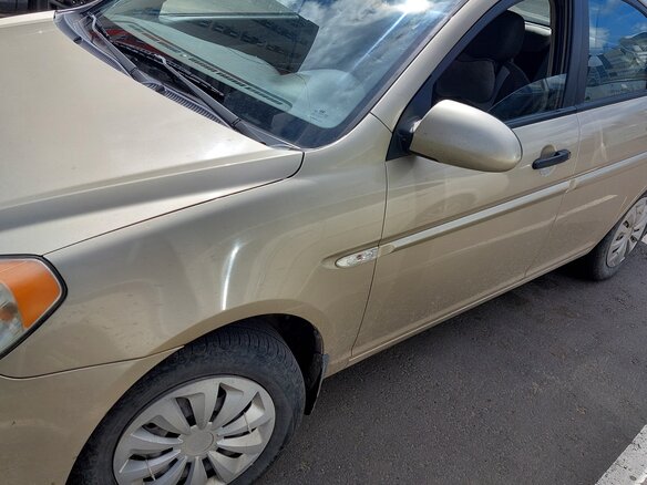 2008 Hyundai Accent III, жёлтый, 800000 рублей - вид 5