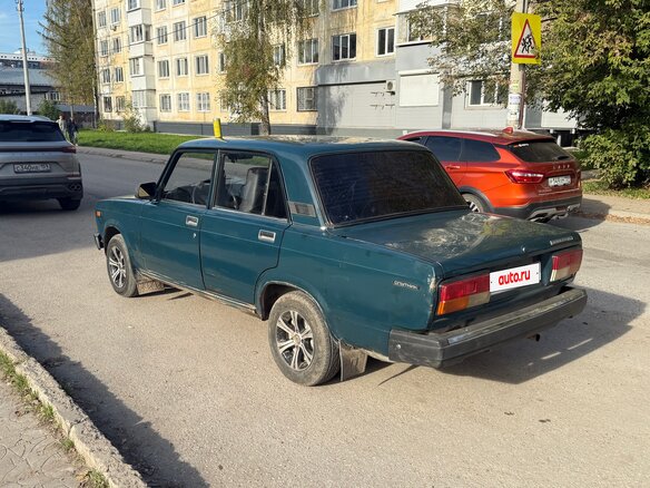 2001 Lada (ВАЗ) 2107, синий, 75000 рублей - вид 10