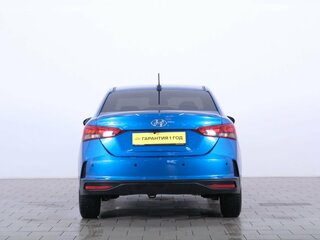 2021 Hyundai Solaris II Рестайлинг, синий, 1579000 рублей, вид 5