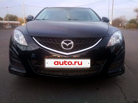 2012 Mazda 6 II (GH) Рестайлинг, чёрный, 800000 рублей - вид 6
