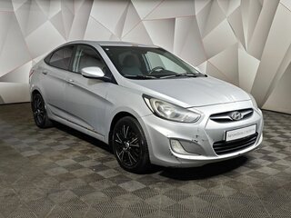 2012 Hyundai Solaris I, серебристый, 575000 рублей, вид 3