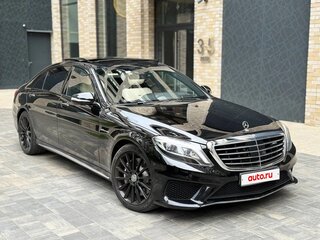 2015 Mercedes-Benz S-Класс AMG 63 AMG Long III (W222, C217), чёрный, 3780000 рублей, вид 2