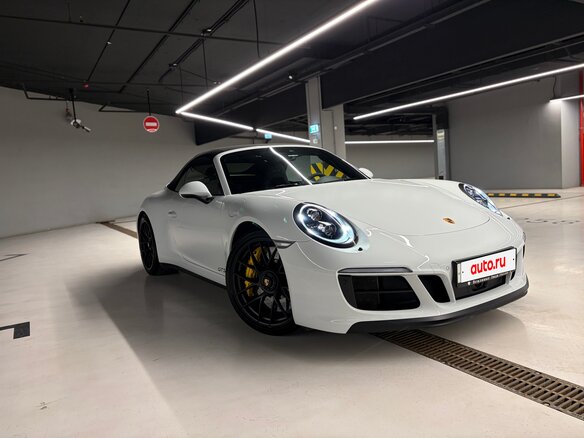 2019 Porsche 911 Carrera 4 GTS VII (991) Рестайлинг, белый, 9500000 рублей - вид 3
