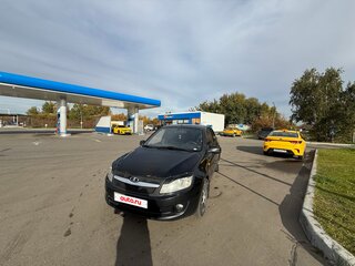 2013 Lada (ВАЗ) Granta I, чёрный, 300000 рублей, вид 2