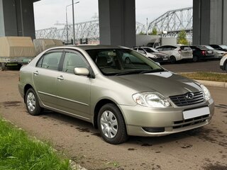 2003 Toyota Corolla IX (E120, E130), серебристый, 850000 рублей, вид 3